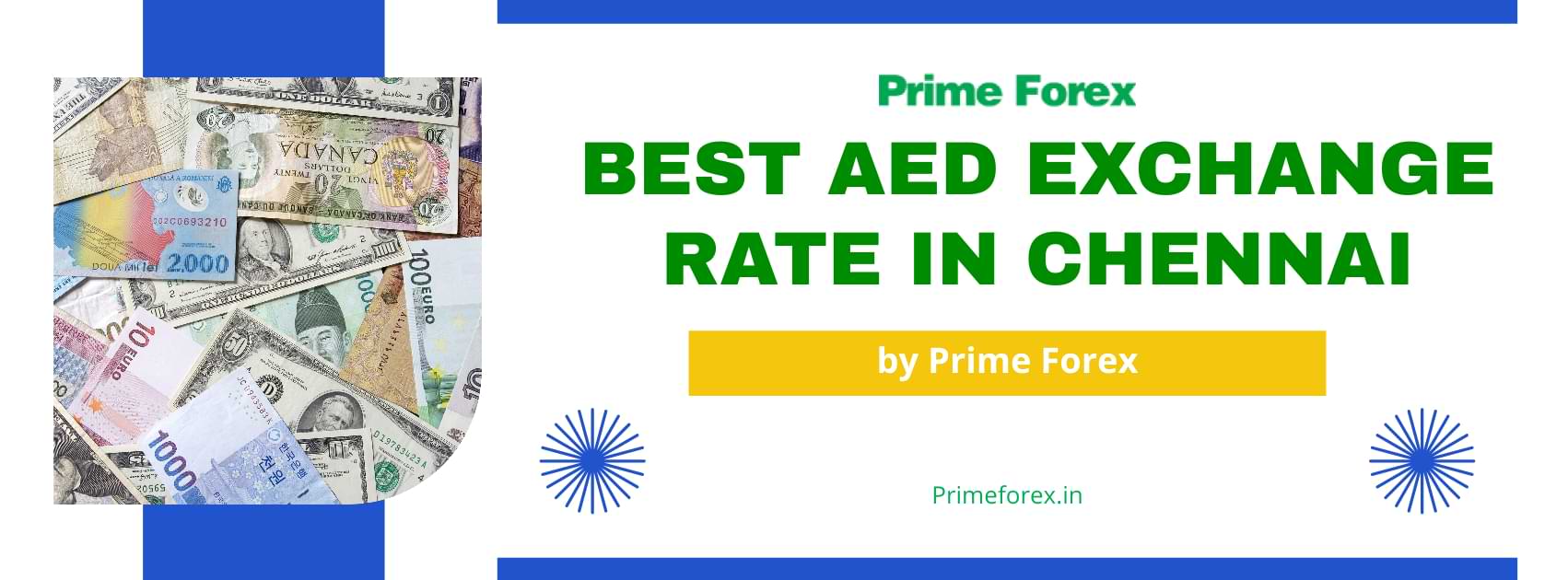 Best AED Exchange Rate in Chennai by Prime Forex